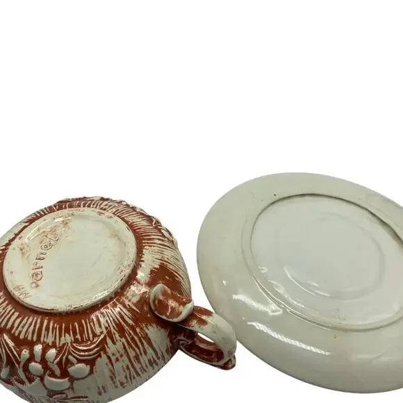 Vintage Arnels mushroom Large Soup bowl and Serving‎ Plate Rare color 1970s - Picture 6 of 11